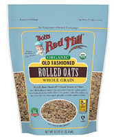 Bob's Red Mill Kosher Organic Whole Grain Rolled Oats Old Fashioned