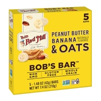 Bob's Red Mill Oat Bar Gluten Free Peanut Butter Banana & Oats