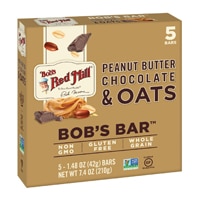 Bob's Red Mill Oat Bar Gluten Free Peanut Butter Chocolate & Oats