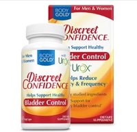 047868748989 - Body Gold  Discreet Confidence Bladder Control -- 60 VegCaps