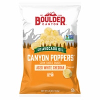 Boulder Canyon Avocado Oil Canyon Poppers Aged White Cheddar
