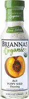 Briannas Organic Poppy Seed Dressing
