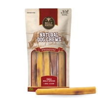 Bully Bunches Natural Dog Chews Bully 6 Inch Stick 5 Pack - Thick