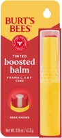 Burt's Bees Tinted Boosted Lip Balm - Rose Knows