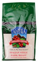 Cafe Altura Organic Dark Roast Whole Bean Coffee Italian Style - 1.25 lbs