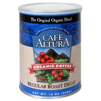 Cafe Altura Organic Ground Coffee Regular Decaf -- 12 oz