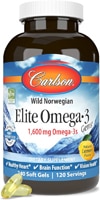 Carlson Elite Omega-3 Gems® Fish Oil Professional Strength Lemon