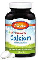Carlson For Kids Chewable Calcium Vanilla