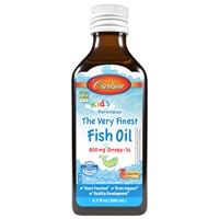 Carlson Kid's Norwegian Fish Oil Omega-3s Just Peachie