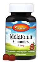 Carlson Melatonin Gummies Natural Strawberry