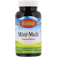 088395041327 - Carlson  Mini-Multi Iron-Free -- 180 Tablets