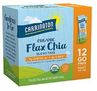 Carrington Farms Organic Flax Chia Paks Gluten Free