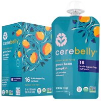Cerebelly Organic Baby Food Puree Green Bean Pumpkin