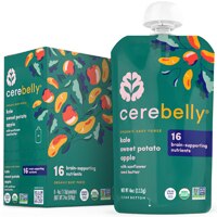 Cerebelly Organic Baby Food Puree Kale Sweet Potato Apple