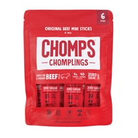 Chomps Paleo Sugar Free Chomplings Mini Beef Sticks Original