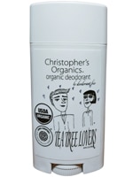 Christopher's Organics USDA Organic Deodorant - Tea Tree Lovers