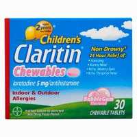 Claritin Children's Chewables 24-Hour Bubble Gum