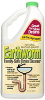 Clean Earth Brands Earthworm® Family Safe Drain Cleaner -- 32 fl oz