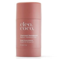 Cleo+Coco Charcoal Deodorant Aluminum Free - Great Expectations - Grapefruit Bergamot
