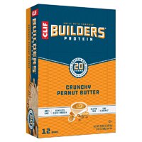 Clif Bar Builders Plant-Based Protein Bars Crunchy Peanut Butter