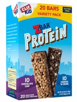 Clif Bar Gluten Free Kid ZBar Protein Bar- Chocolate Chip & Cookies 'N Creme Variety Pack