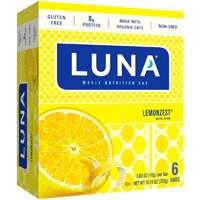 Clif Luna Nutrition Snack Bars Lemon Zest