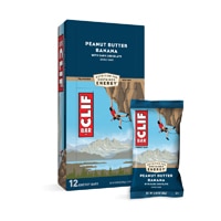 Clif Non-GMO Energy Bars Peanut Butter Banana with Dark Chocolate