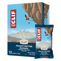 Clif Non-GMO Energy Bars Peanut Butter Banana with Dark Chocolate