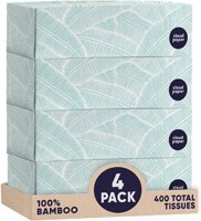 Cloud Paper Facial Tissues 100% Bamboo 2-Ply 100 Sheets