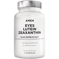 Codeage Amen Eyes Lutein Zeaxanthin - Red Beet Root - Black Pepper - Macular Health Vitamins Formala