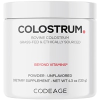 Codeage Grass-Fed Bovine Colostrum Powder Supplement Ethically Sourced Immunoglobulin-Rich