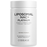 850068815326 - Codeage  Liposomal Nac+ Platinum N-Acetyl L-Cysteine Vitamin C Alpha Lipoic Acid Selenium -- 120 Capsules