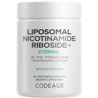 Codeage Liposomal Nicotinamide Riboside Supplement 500 mg NR+ Betaine Anhydrous Pterostilbene