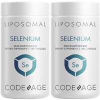 Codeage Liposomal Selenium Supplement - Trace Mineral Selenomethionine - Yeast-Free