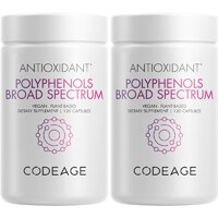 Codeage Polyphenols Broad Spectrum Vegan Superfood Organic Blueberry Quercetin Pomegranate Acai
