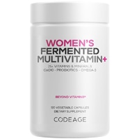 Codeage Women's Multivitamin 25+ Fermented Vitamins & Minerals Probiotics & Enzymes