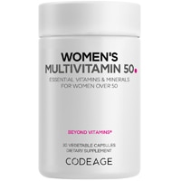Codeage Womens Multivitamin 50 Essential Vitamins & Minerals for Women Over 50 Black Cohosh