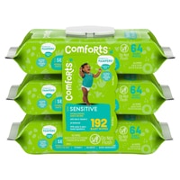 Comforts Sensitive Baby Wipes Soft Packs