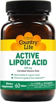 015794016519 - Country Life  Active Lipoic Acid -- 300 mg - 60 Tablets