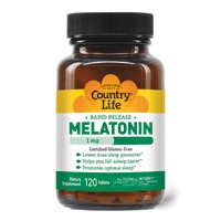 015794016915 - Country Life  Melatonin -- 1 mg - 120 Tablets