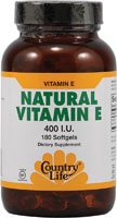 Country Life Natural Vitamin E