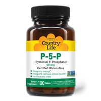 015794062370 - Country Life  P-5-P -- 50 mg - 100 Tablets