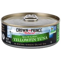 Crown Prince Non-GMO Yellowfin Tuna in Extra Virgin Olive Oil -- 5 oz