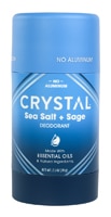 Crystal Magnesium Enriched Deodorant Stick Sea Salt & Sage