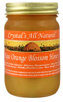 Crystal's All Natural Raw Orange Blossom Honey