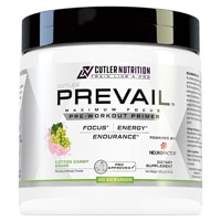 Cutler Nutrition Prevail Pre Workout Primer Energy & Focus Blend - 40 Servings Cotton Candy Grape