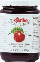 D'Arbo Gluten Free Fruit Spread Marasque Sour Cherry