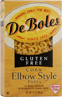 DeBoles Gluten Free Corn Elbow Style -- 12 oz