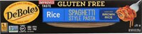 DeBoles Gluten Free Rice Spaghetti Style Pasta - 8 oz