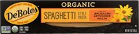 DeBoles Organic Spaghetti Style Pasta - 8 oz